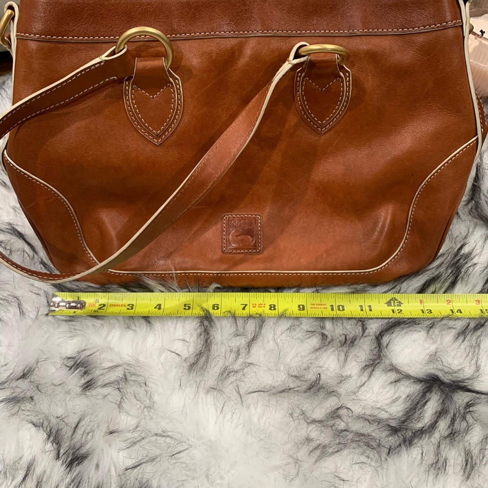 Dooney and Bourke Natural Florentine Leather Shopper Bag - Picture 8 of 8